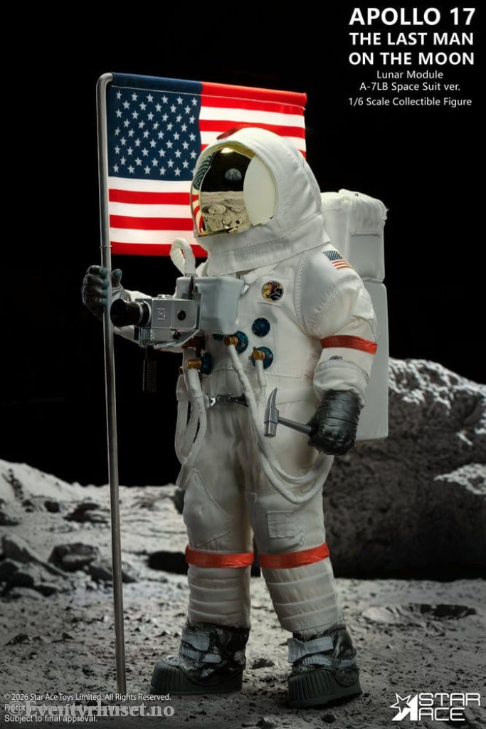 NASA Apollo 17 Action Figure 1/6 The Last Man on the Moon 30 cm Toys