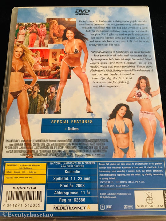 National Lampoons Gold Diggers. 2003. Dvd. Dvd