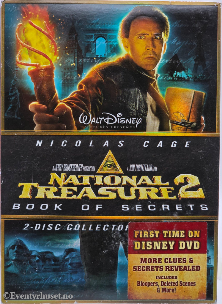 National Treasure 2: Book of Secrets (2007). DVD slipcase.