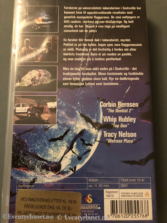 Nattjegere. 2001. Vhs. Vhs