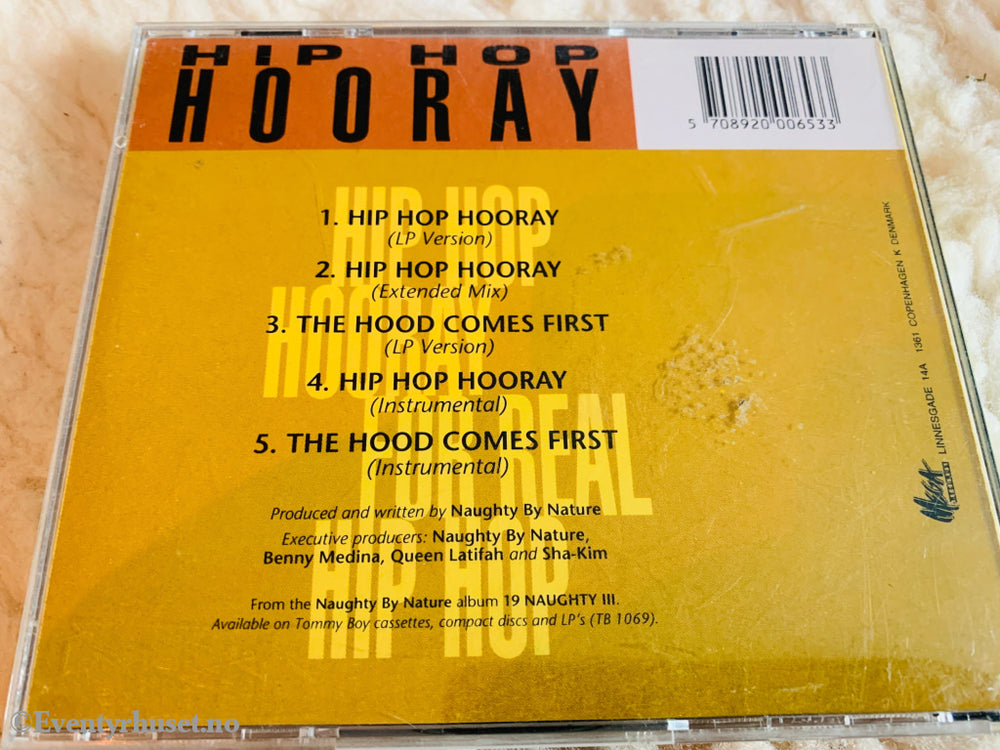 Naughty By Nature. Hip Hop Hooray. 1993. CD.