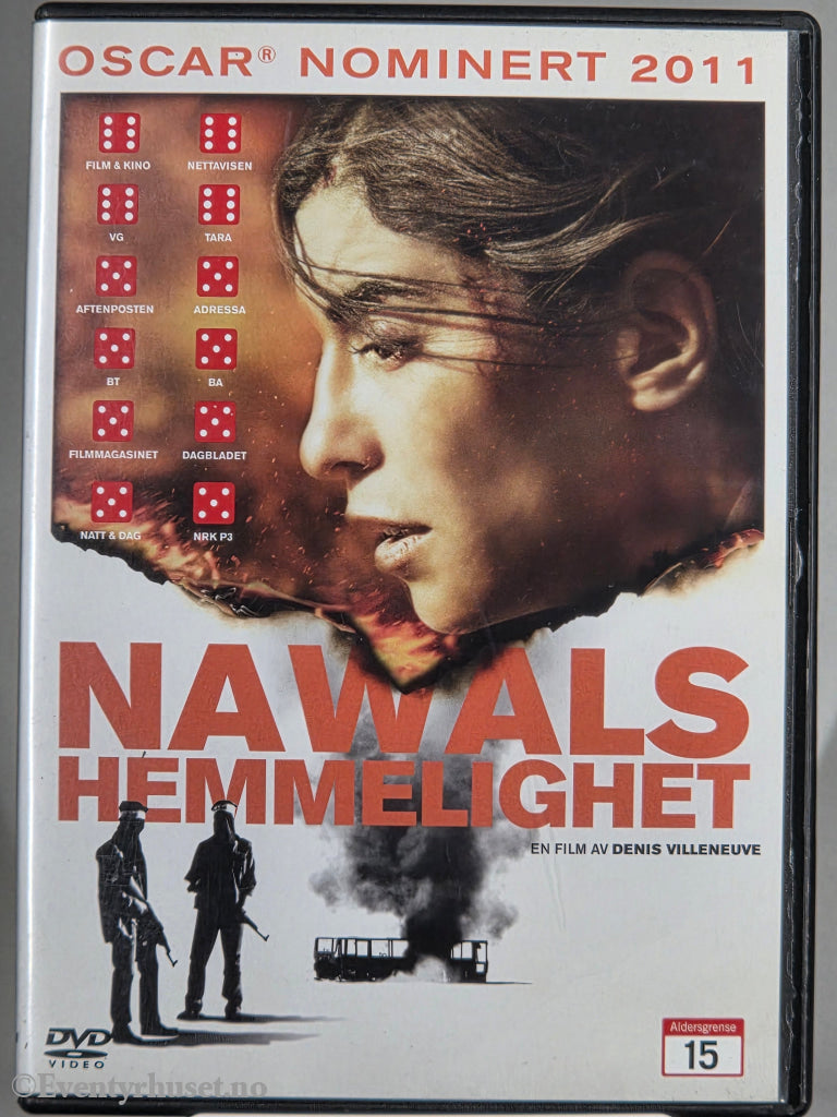 Nawals hemmelighet (Incendies) (2010). DVD.