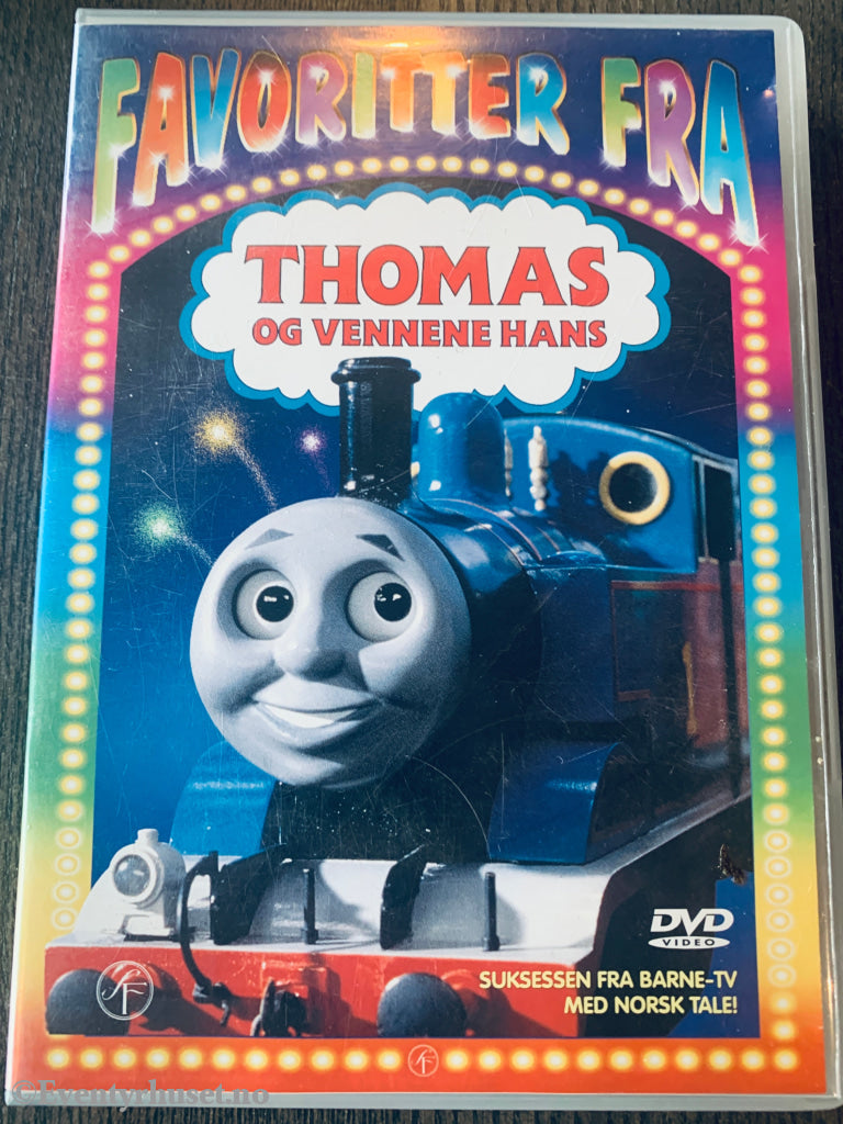 NB: ikke strøken disk! Lokomotivet Thomas og vennene hans. Favoritter. 1994-96. DVD. DVD