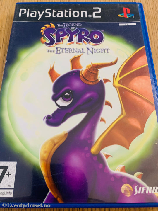 Nb: Kun Cover Og Manual! Spyro: The Eternal Night. Ps2. Ps2