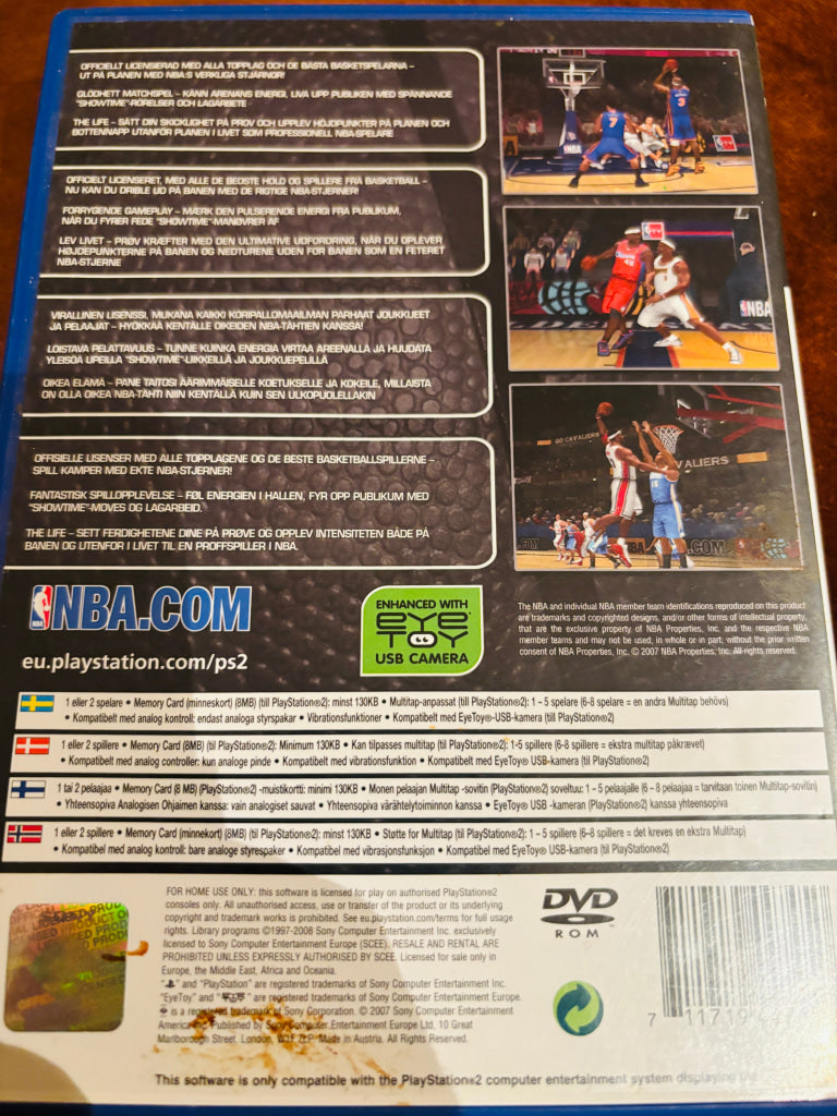 NBA 08. PS2.