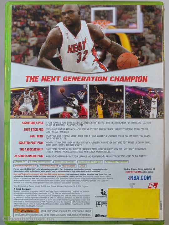 NBA 2K7. Xbox 360 Dorling Kindersley / Egmont Film