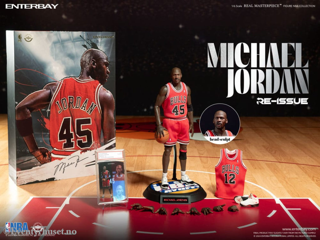 NBA Collection Real Masterpiece Actionfigur 1/6 Michael Jordan I’m Back Edition Limited 30 cm Toys