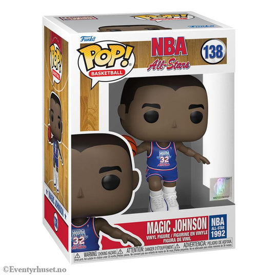 NBA Legends POP! Basketball Vinyl Figure Magic Johnson (Blue All Star Uni 1991) 9 cm Collectibles