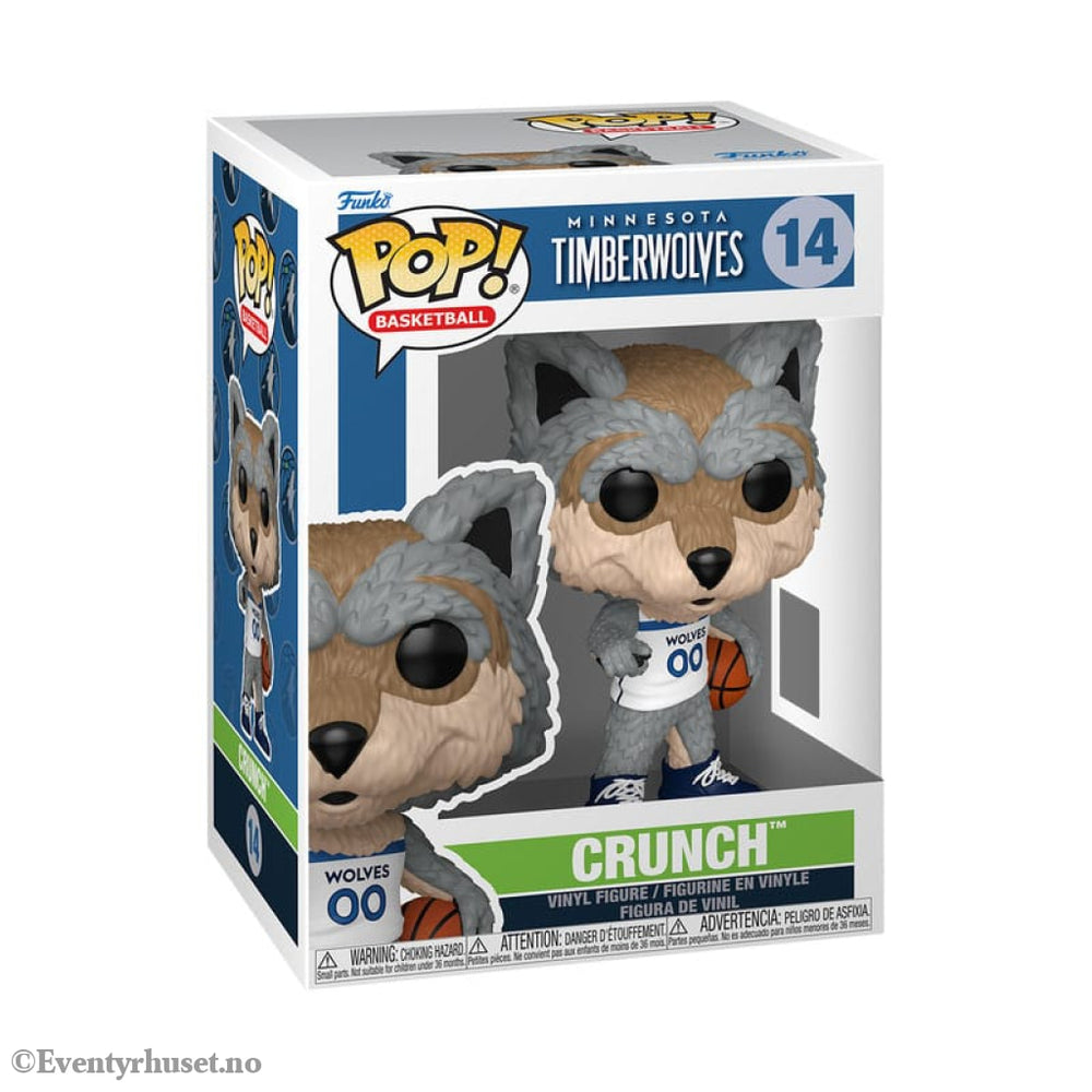 NBA Legends POP! Sports Vinyl Figure Mascots Wolves- Crunch The Wolf 9 cm Collectibles
