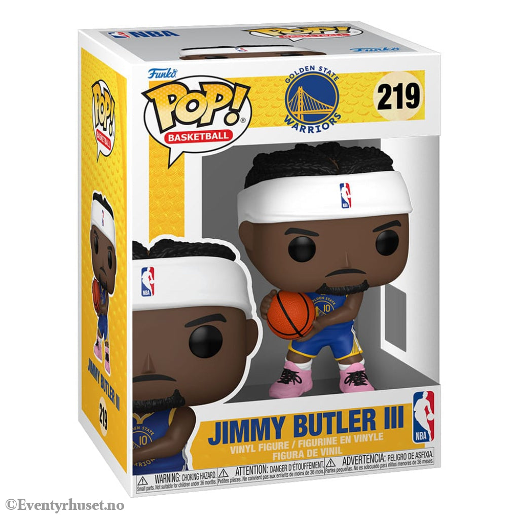 NBA POP! Basketball Vinyl Figure Golden State Warriors: Jimmy Butler III (2025 Icon Edition Uniform) 9 cm Collectibles