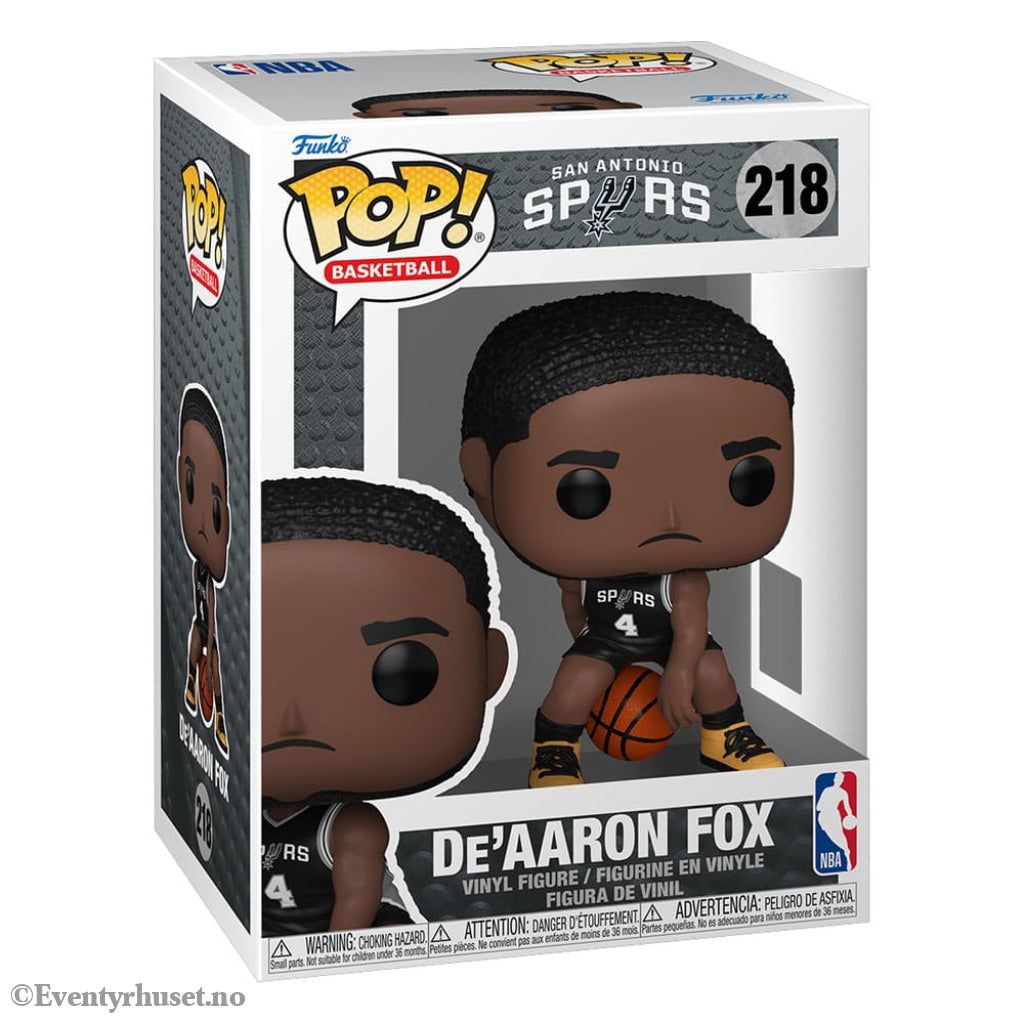 NBA POP! Basketball Vinyl Figure San Antonio Spurs: De’Aaron Fox (2025 Icon Edition Uniform) 9 cm Collectibles