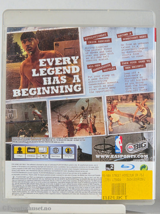 NBA Street Homecourt . PS3.