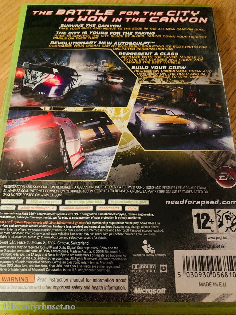 Need For Speed - Carbon. Xbox 360 Classics.