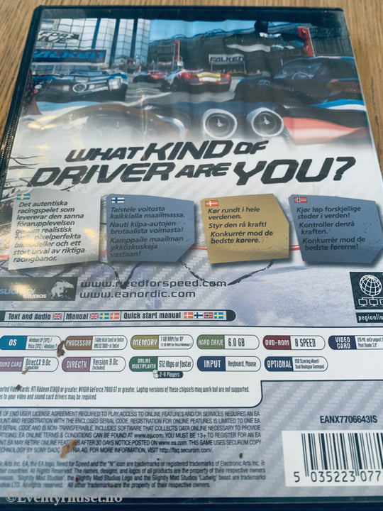 Need for Speed: SHIFT. PC.