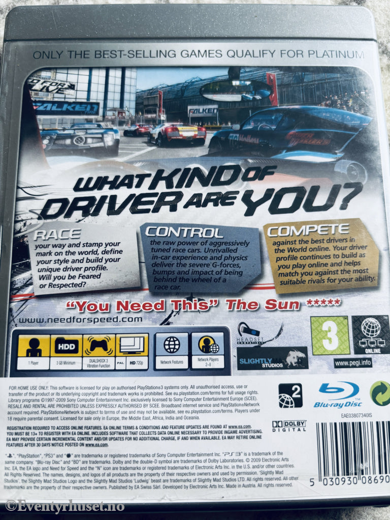 Need for Speed Shift. PS3.