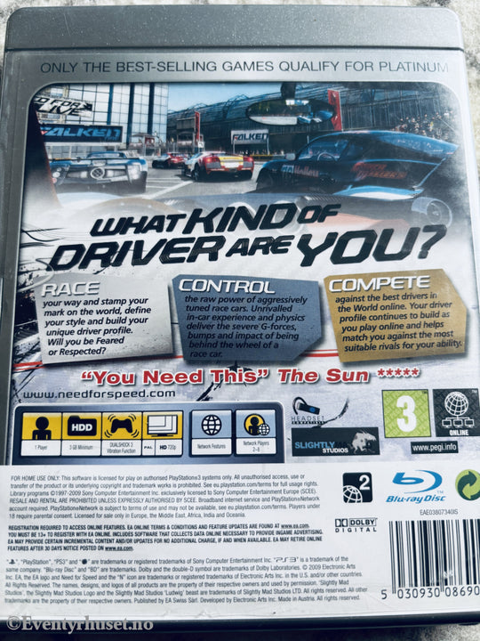 Need for Speed Shift. PS3.