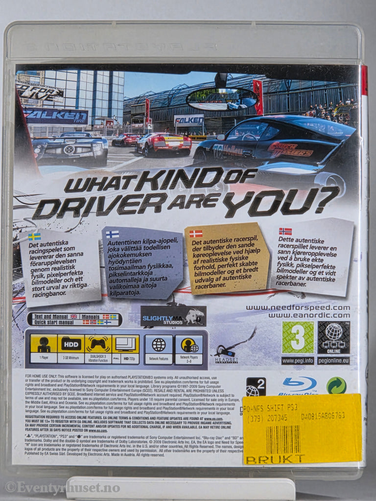 Need for Speed: Shift . PS3.