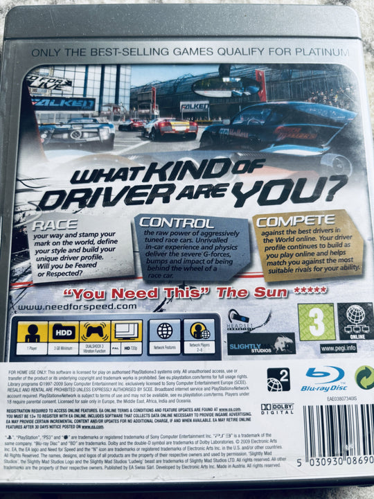 Need for Speed Shift. PS3.