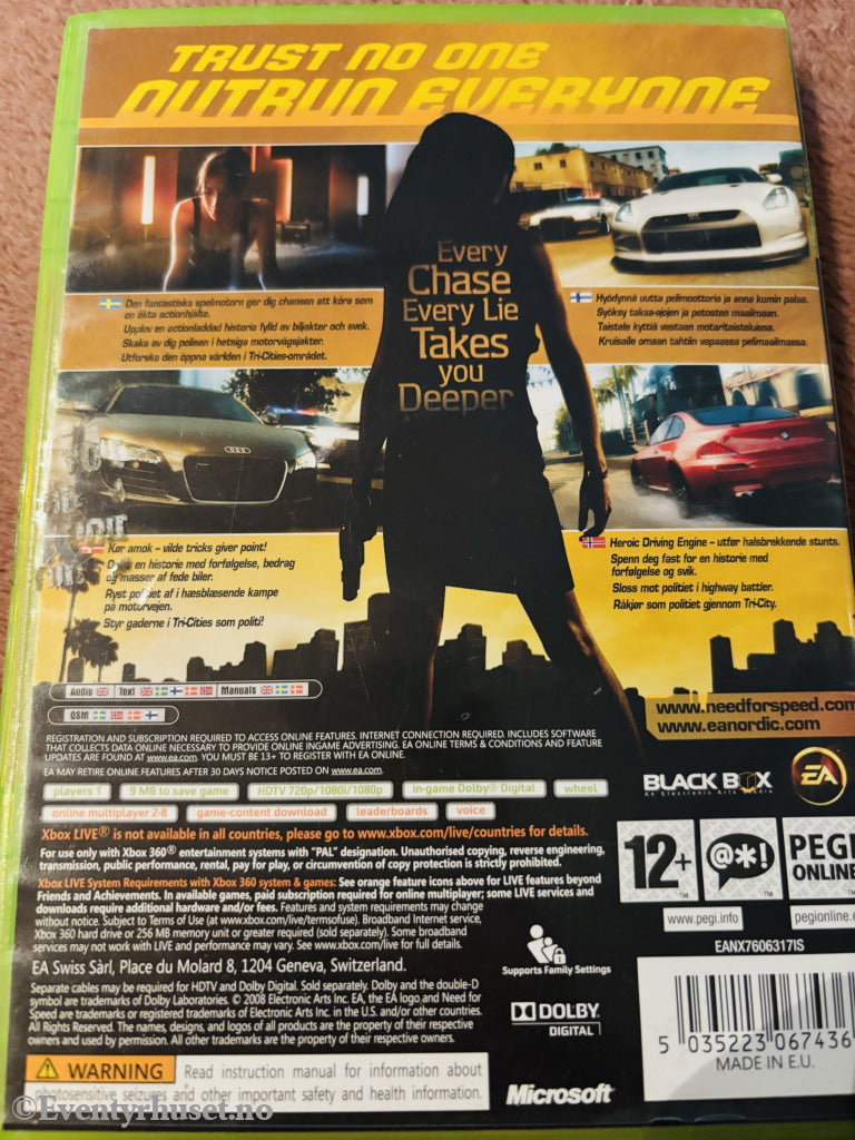 Need for Speed: Undercover. Xbox 360.