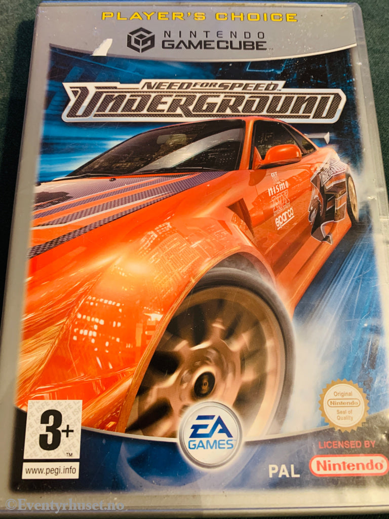 Need for Speed Underground. Gamecube.