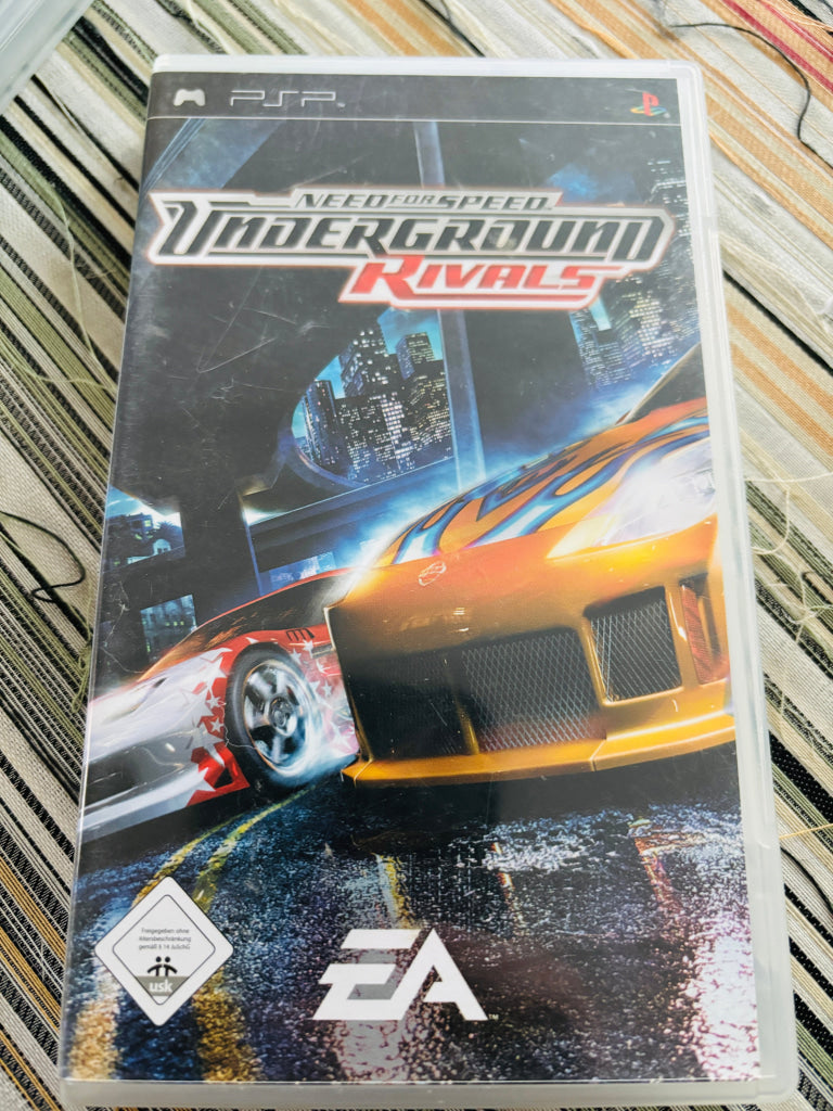 Need for Speed Underground Rivals. PSP.