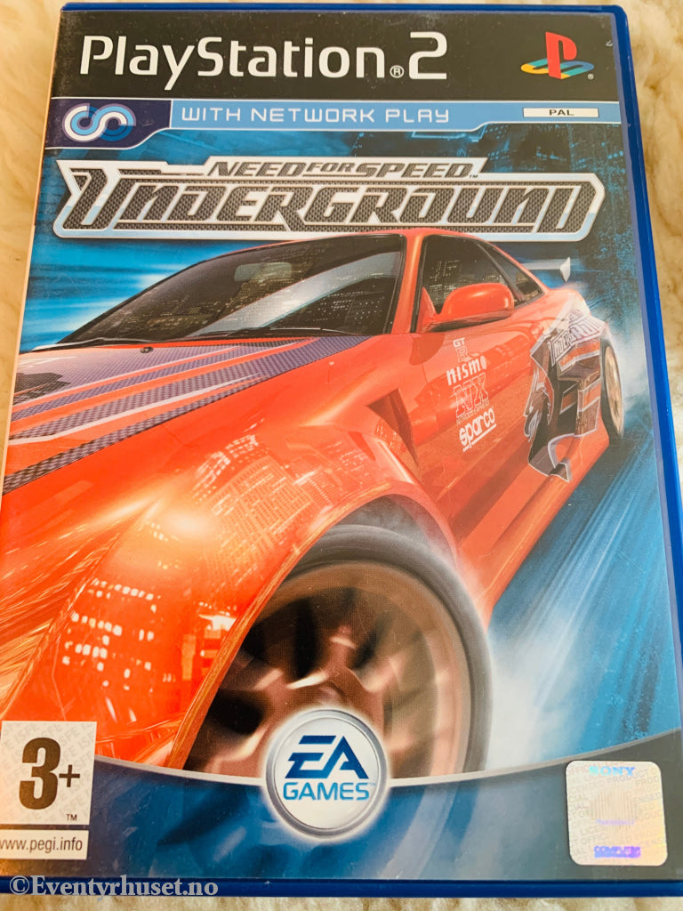 Need for Speed Underground. With Network Play.. PS2.