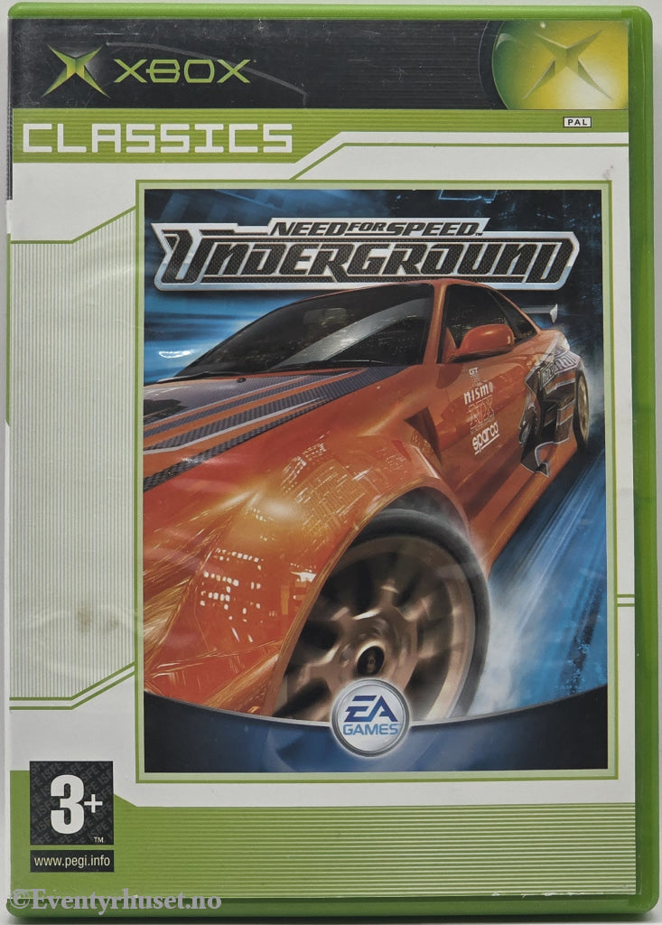 Need for Speed Underground . Xbox.
