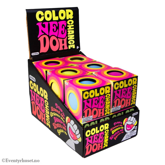NeeDoh Squeeze Balls 6 cm Color Changing NeeDoohs Display (12) Toys