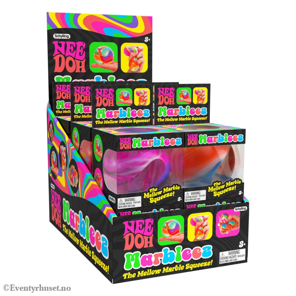 NeeDoh Squeeze Figures Marbleez Ball 7 cm Display (12) Toys