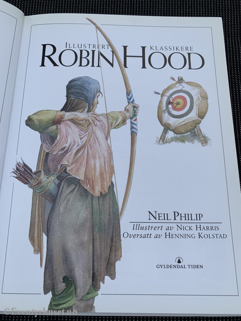 Neil Phillip. 1998. Robin Hood (Illustrerte Klassikere). Fortelling