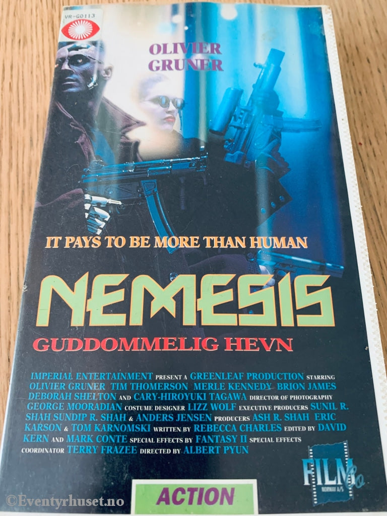 Nemesis. 1992. Vhs. Vhs