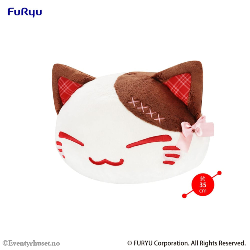 Nemuneko Cat Sweet Big Plush Figure Brown 35 cm Toys