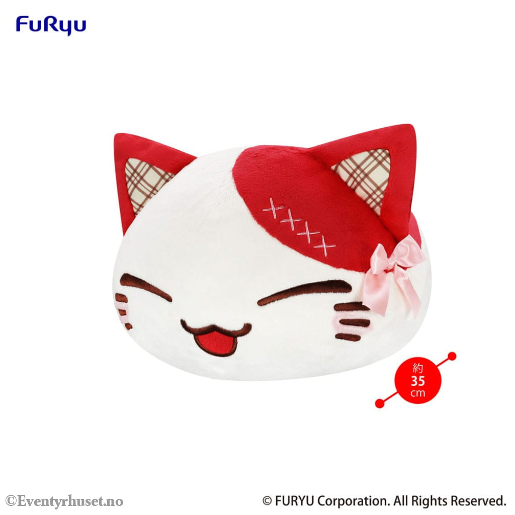 Nemuneko Cat Sweet Big Plush Figure Red 35 cm Toys