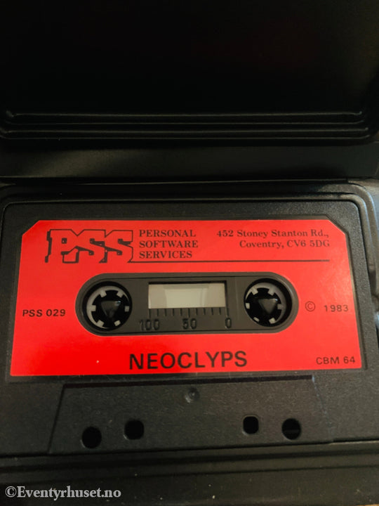 Neoclyps (1986). Commodore 64 (C64) spill solgt i Norge! Commodore 64/132