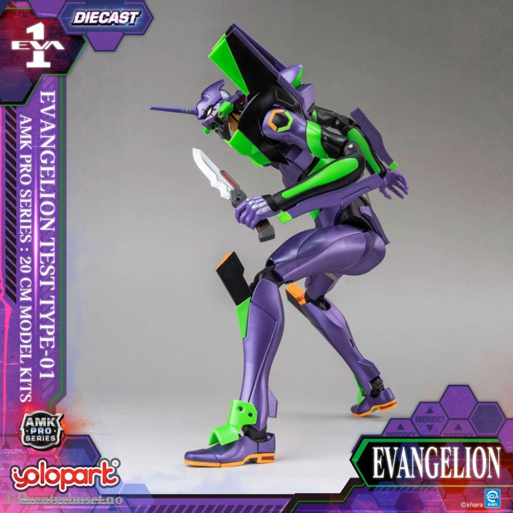 Neon Genesis Evangelion AMK Pro Series Model Kit Eva-01 Test Type 20 cm Toys
