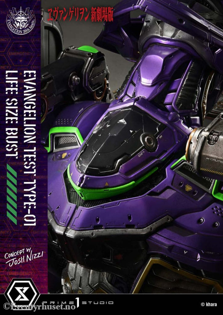 Neon Genesis Evangelion Life Size Bust 1/1 Test Type-01 (Concept by Josh Nizzi) Bonus Ver. 86 cm Collectibles
