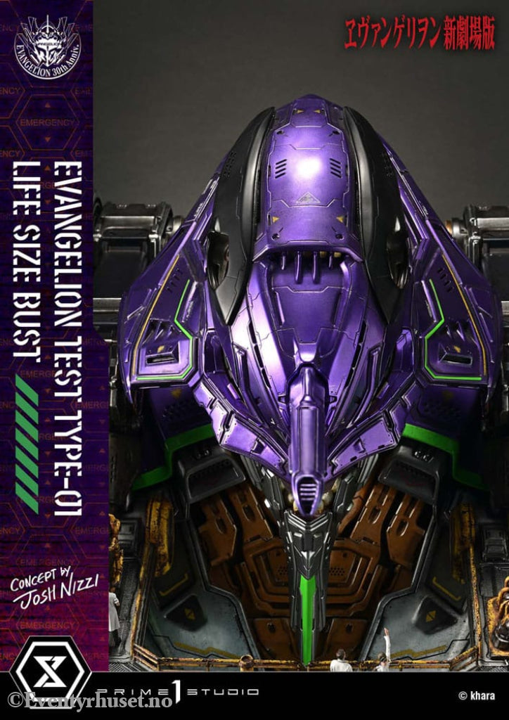 Neon Genesis Evangelion Life Size Bust 1/1 Test Type-01 (Concept by Josh Nizzi) Bonus Ver. 86 cm Collectibles