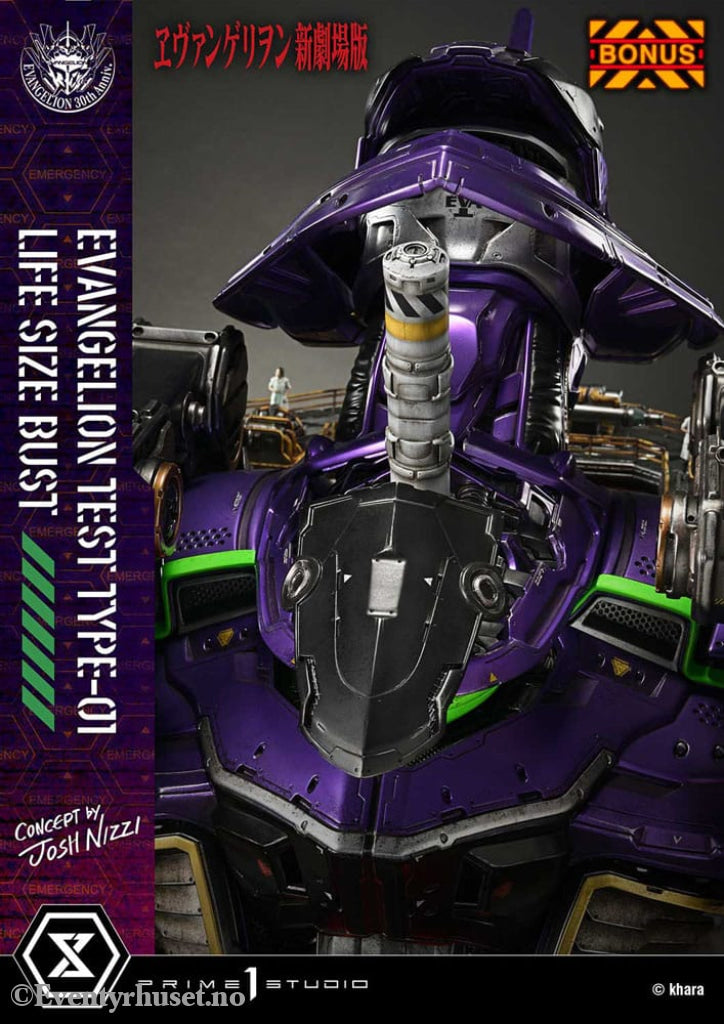 Neon Genesis Evangelion Life Size Bust 1/1 Test Type-01 (Concept by Josh Nizzi) Bonus Ver. 86 cm Collectibles