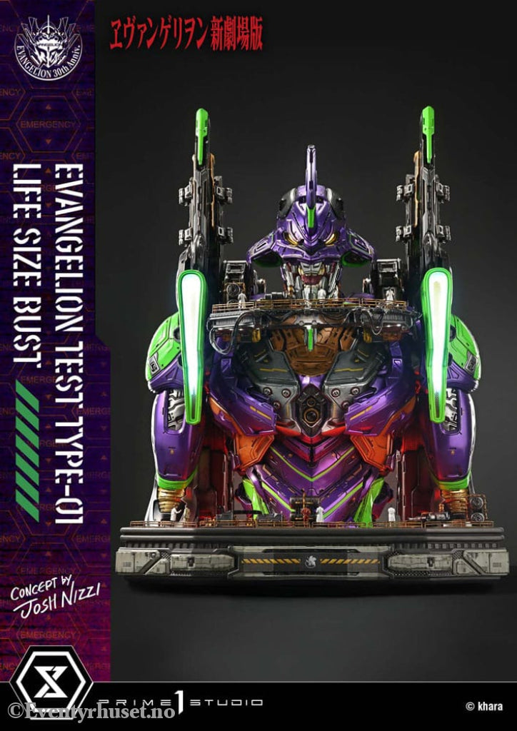 Neon Genesis Evangelion Life Size Bust 1/1 Test Type-01 (Concept by Josh Nizzi) Bonus Ver. 86 cm Collectibles