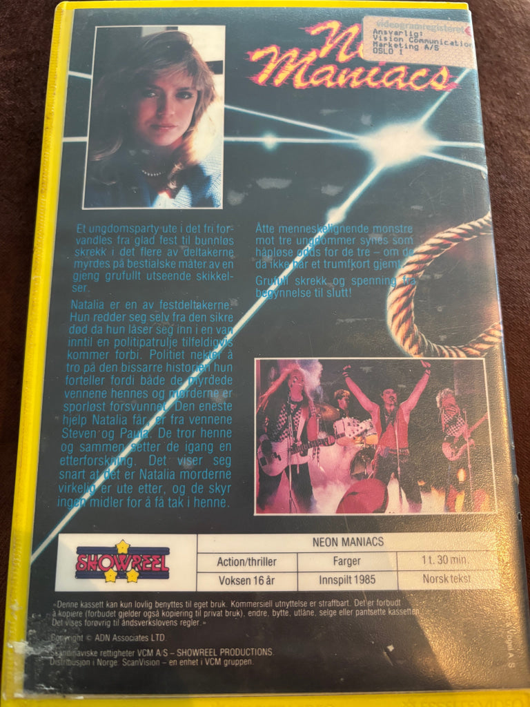 Neon Maniacs. VHS Big Box.