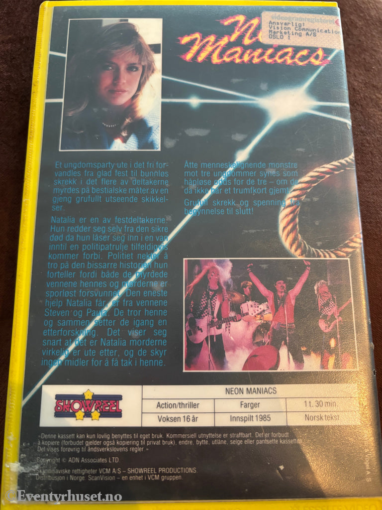 Neon Maniacs. VHS Big Box.