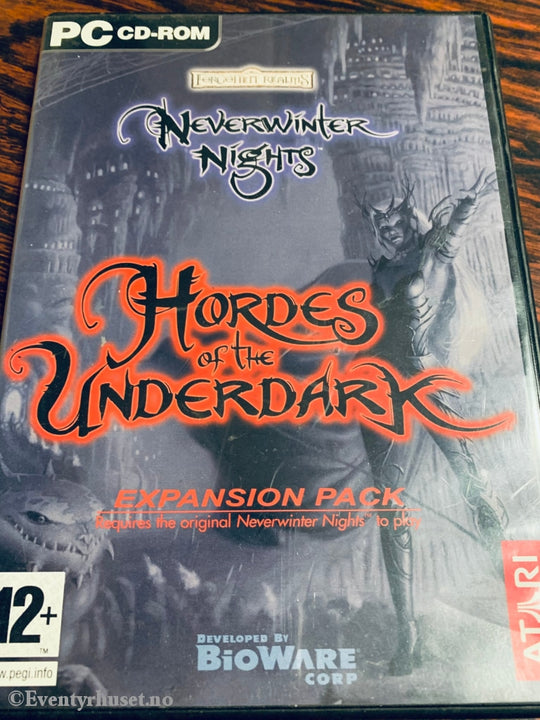 Neverwinter Nights - Hordes Of The Underdark. Pc Spill. Spill