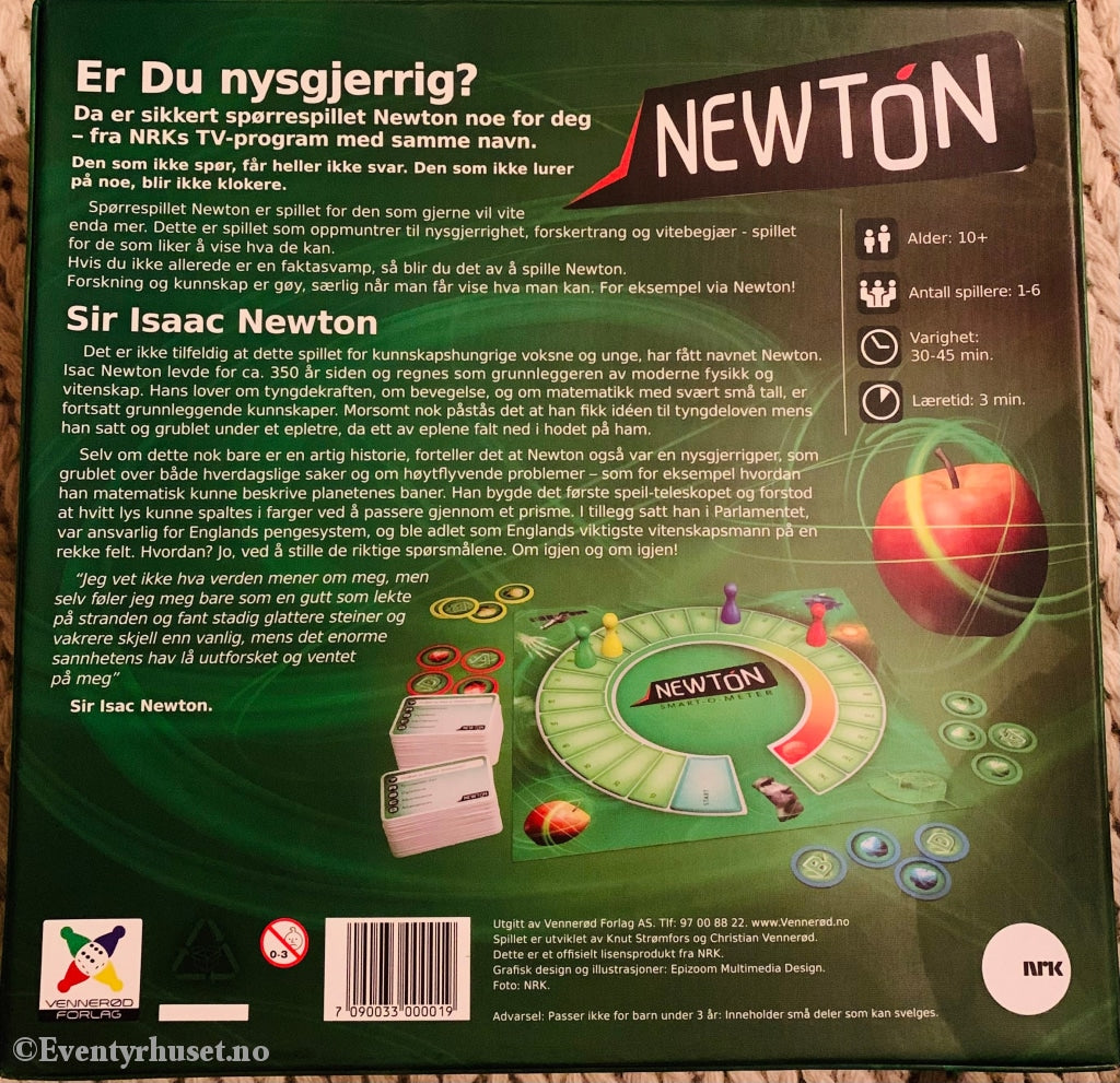 Newton (Nrk). Brettspill. Brettspill