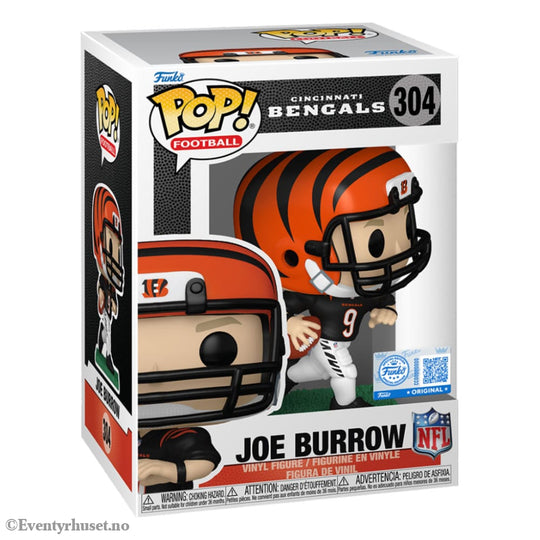 NFL: Legends POP! Sports Vinyl Figure Bengals- Joe Burrow(BK JRSY) 9 cm Collectibles