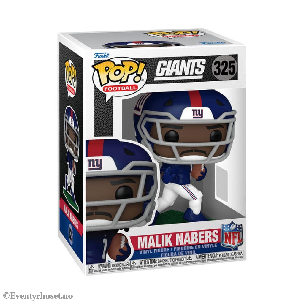 NFL: Legends POP! Sports Vinyl Figure Giants- Malik Nabers 9 cm Collectibles