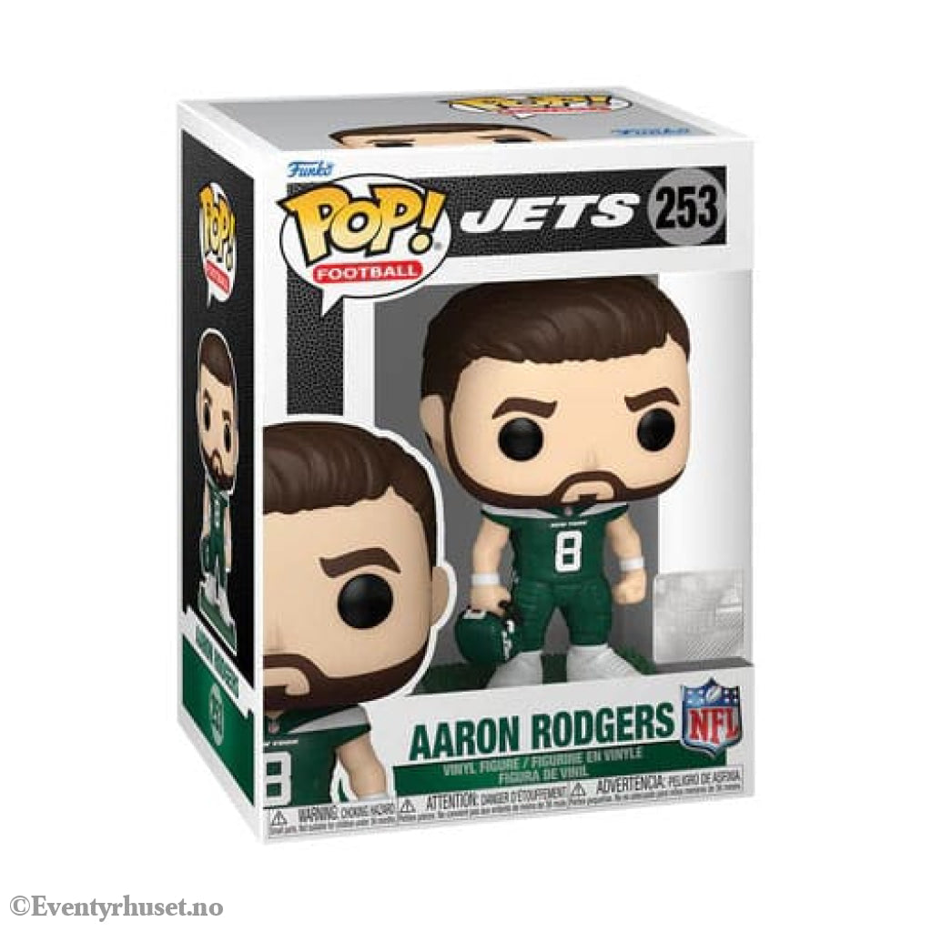 NFL: Legends POP! Sports Vinyl Figure Jets- Aaron Rodgers 9 cm Collectibles