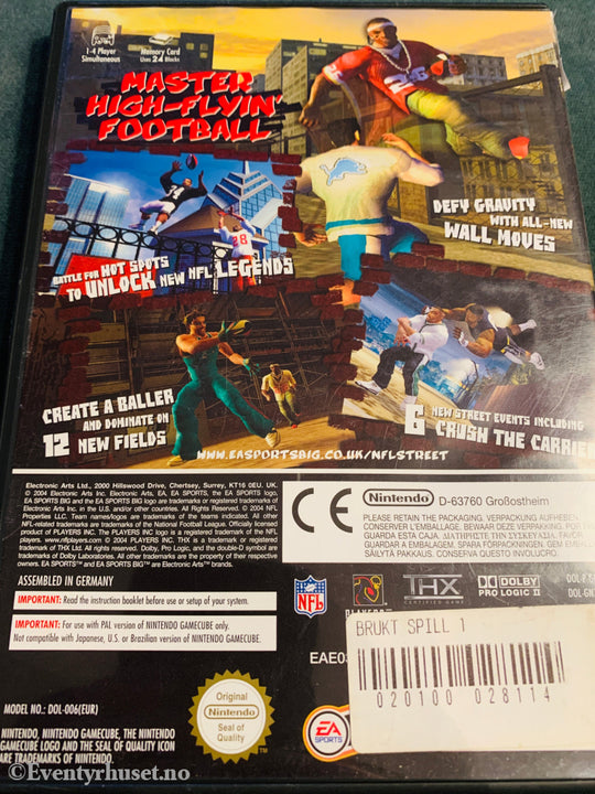 NFL Street 2. Gamecube.