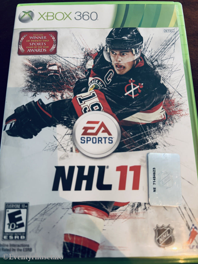 NHL 11, 2010. Xbox-360-spill.