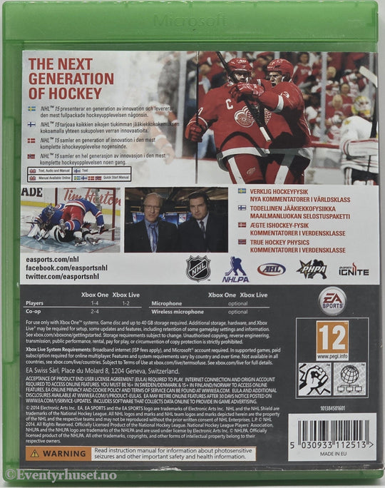 NHL 15 . Xbox One.