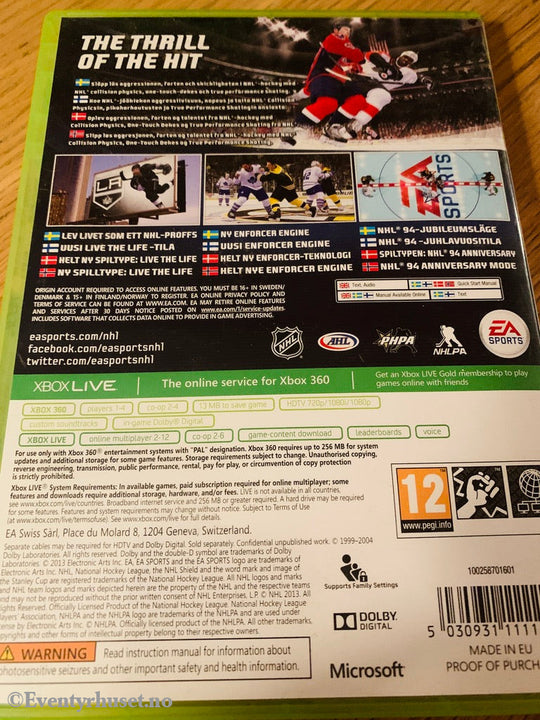 Nhl 2014. Xbox 360. 360